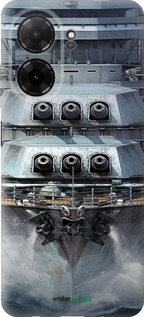 Силиконовый чехол Линкор, world of tanks, wargaming, военный корабль для Xiaomi Redmi A5 4G - 6453u-3926 изображение 