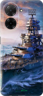 Силиконовый чехол Военный корабль, world of tanks, wargaming для Xiaomi Redmi A5 4G - 6461u-3926 изображение 