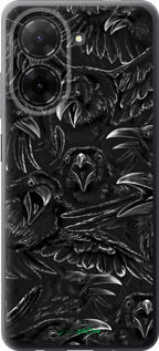 Силиконовый чехол Воронья ярость для Xiaomi Redmi A5 4G - 6474u-3926 изображение 