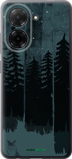 Силіконовий чехол Лисиця та нічний ліс для Xiaomi Redmi A5 4G - 6481u-3926 изображение 