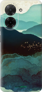 Силіконовий чехол Із зображенням гір Індіго для Xiaomi Redmi A5 4G - 6484u-3926 изображение 