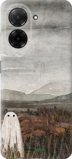 Силиконовый чехол Одинокий призрак на фоне гор для Xiaomi Redmi A5 4G - 6486u-3926 изображение 