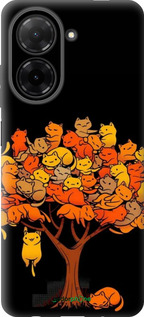 Силиконовый чехол Дерево и котики для Xiaomi Redmi A5 4G - 6516u-3926 изображение 