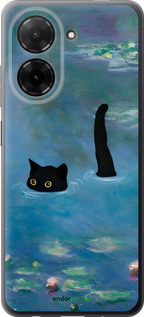 Силиконовый чехол С изображением кота и водяной лилии Monet для Xiaomi Redmi A5 4G - 6519u-3926 изображение 