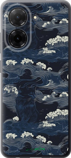 Силіконовий чехол Морська тематика у стилі арт-деко для Xiaomi Redmi A5 4G - 6520u-3926 изображение 