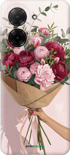 Силиконовый чехол Пионы 1 для Xiaomi Redmi A5 4G - 6705u-3926 изображение 