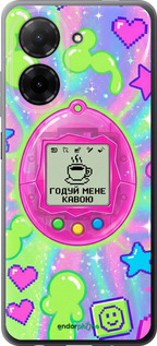 Силиконовый чехол Y2K Aesthetic Retro Pet: Годуй мене кавою для Xiaomi POCO C71 4G - 6784u-4146 изображение 