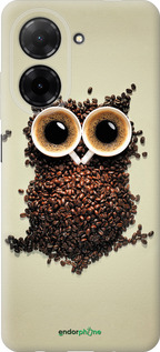 Силиконовый чехол Сова из кофе для Xiaomi Redmi A5 4G - 777u-3926 изображение 