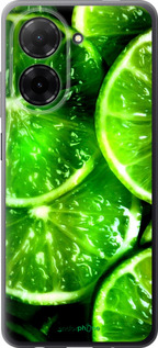 Силиконовый чехол Зелёные дольки лимона для Xiaomi POCO C71 4G - 852u-4146 изображение 