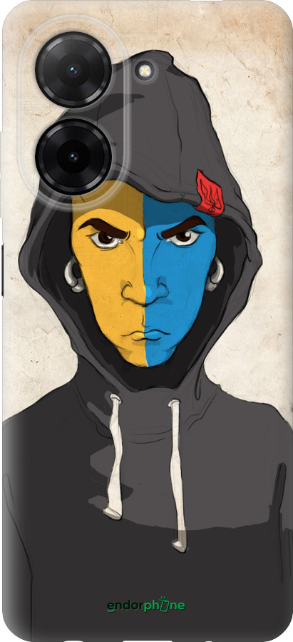 Силиконовый чехол Злой подросток для Xiaomi Redmi A5 4G - 1053u-3926 изображение 