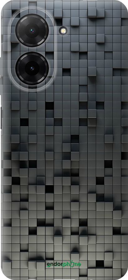 Силиконовый чехол Кубики для Xiaomi Redmi A5 4G - 1061u-3926 изображение 