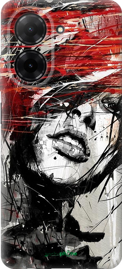 Силиконовый чехол Лицо девушки для Xiaomi Redmi A5 4G - 1162u-3926 изображение 