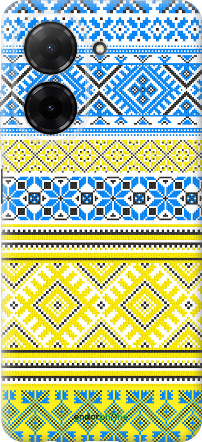 Силіконовий чехол Вишиванка 40 для Xiaomi POCO C71 4G - 1174u-4146 изображение 