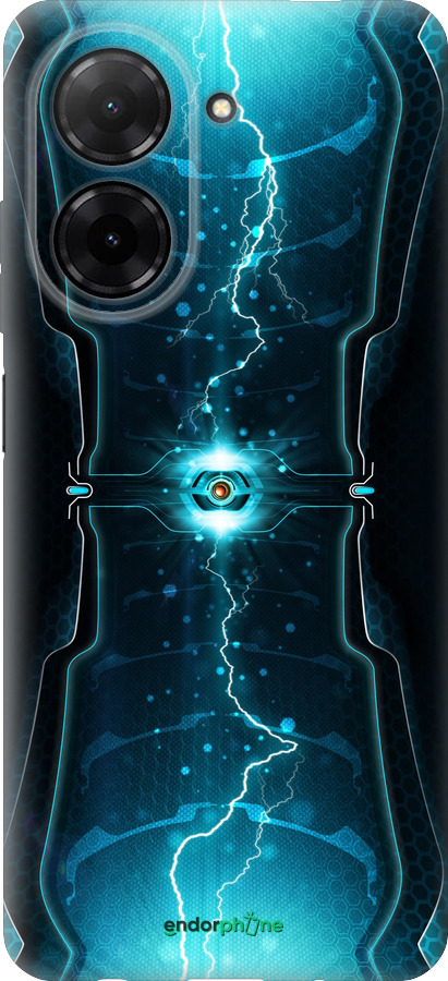 Силиконовый чехол Молнии в цилиндре для Xiaomi Redmi A5 4G - 120u-3926 изображение 