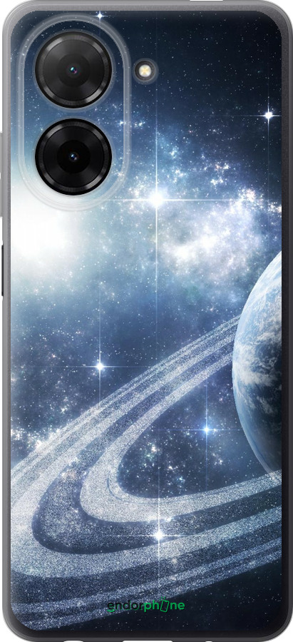 Силиконовый чехол Кольца Сатурна для Xiaomi Redmi A5 4G - 173u-3926 изображение 