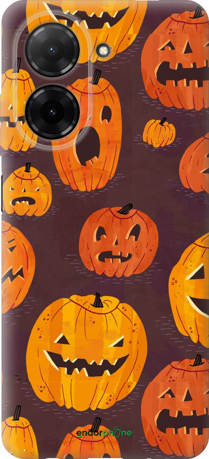 Силиконовый чехол Тыквы на Хеллоуин для Xiaomi Redmi A5 4G - 233u-3926 изображение 