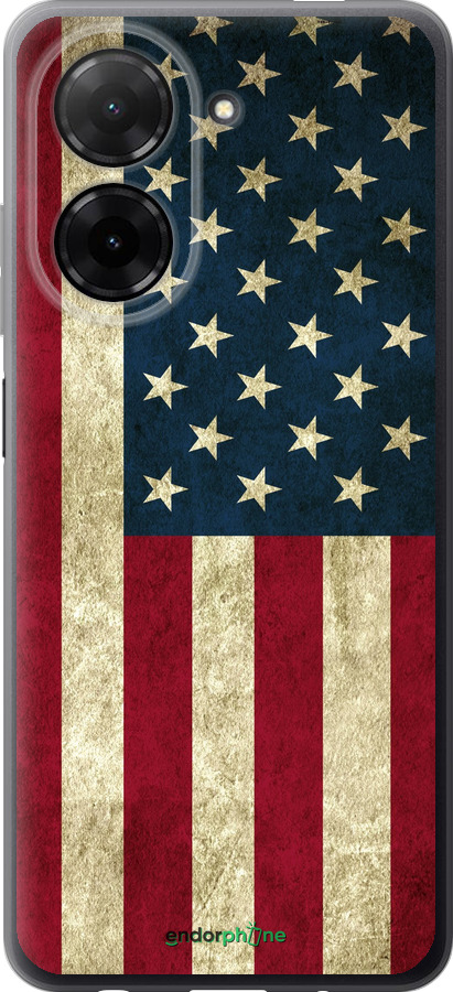 Силіконовий чехол Прапор США для Xiaomi POCO C71 4G - 395u-4146 изображение 