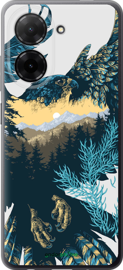 Силіконовий чехол Арт-орел на фоні природи для Xiaomi Redmi A5 4G - 3983u-3926 изображение 