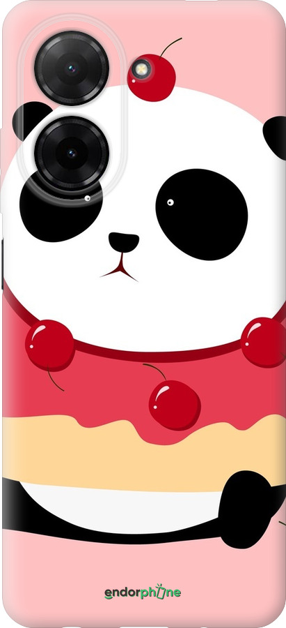 Силіконовий чехол Панда з пончиком для Xiaomi Redmi A5 4G - 3991u-3926 изображение 