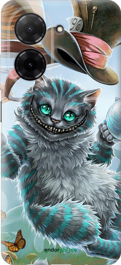 Силиконовый чехол Чеширский кот 2 для Xiaomi Redmi A5 4G - 3993u-3926 изображение 