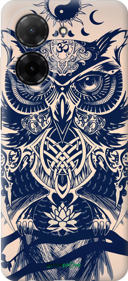 Силиконовый чехол Узорчатая сова для Xiaomi Redmi A5 4G - 4000u-3926 изображение 