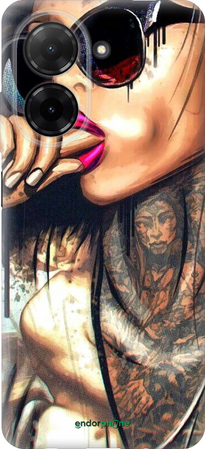 Силиконовый чехол Девушка в тату для Xiaomi Redmi A5 4G - 4001u-3926 изображение 