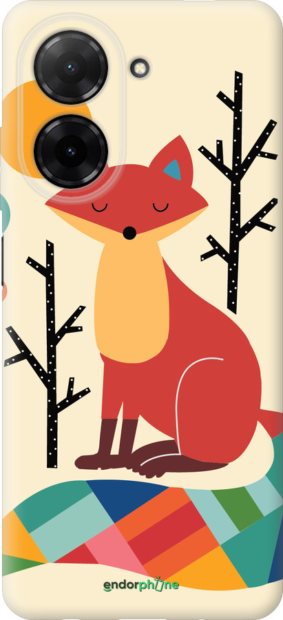 Силіконовий чехол Rainbow fox для Xiaomi Redmi A5 4G - 4010u-3926 изображение 