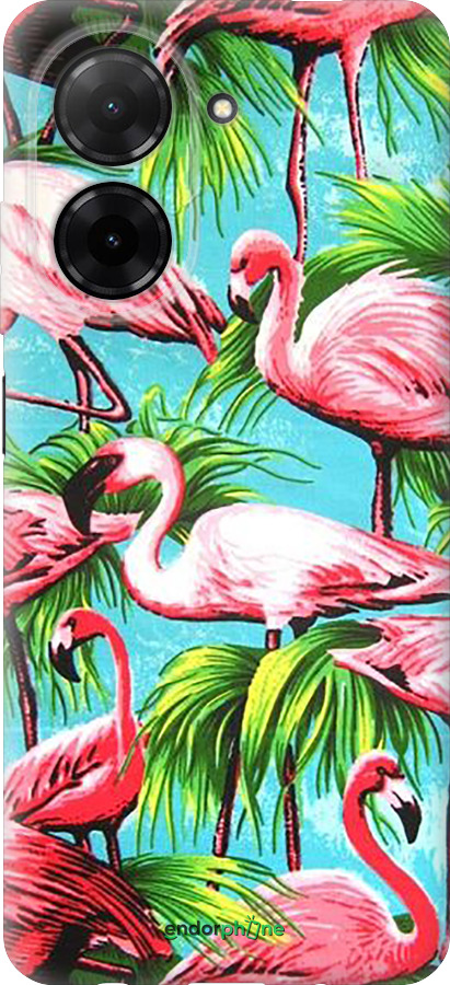 Силиконовый чехол Tropical background для Xiaomi Redmi A5 4G - 4016u-3926 изображение 