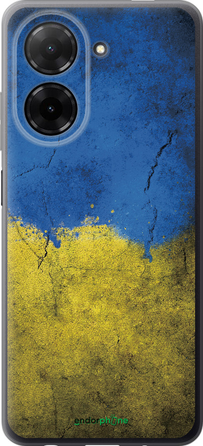 Силиконовый чехол Флаг Украины 2 для Xiaomi Redmi A5 4G - 401u-3926 изображение 