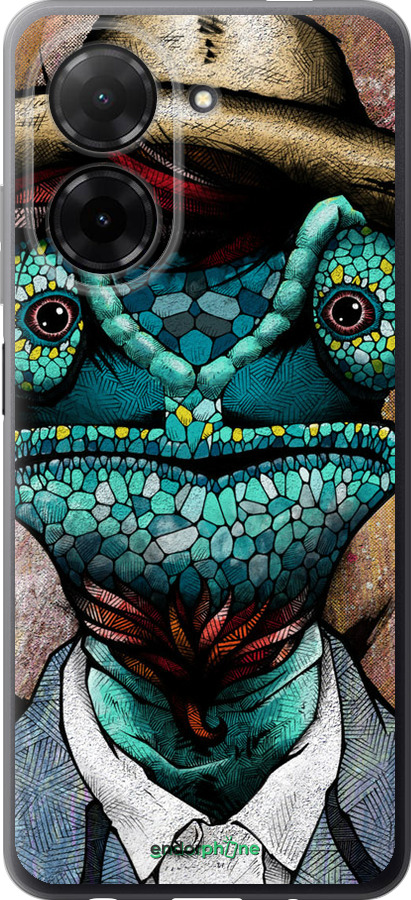 Силиконовый чехол Хамелеон в розыске для Xiaomi POCO C71 4G - 4030u-4146 изображение 