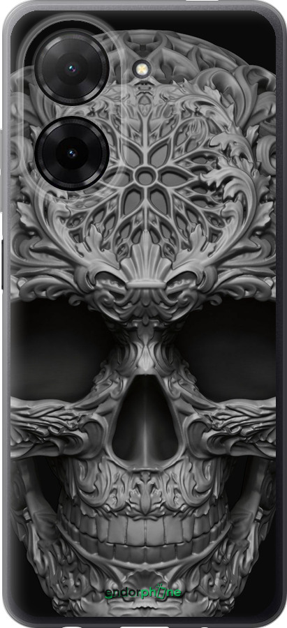 Силиконовый чехол skull-ornament для Xiaomi Redmi A5 4G - 4101u-3926 изображение 