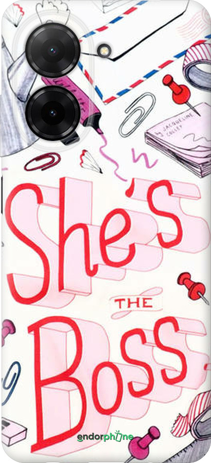 Силиконовый чехол she's the  boss для Xiaomi Redmi A5 4G - 4254u-3926 изображение 