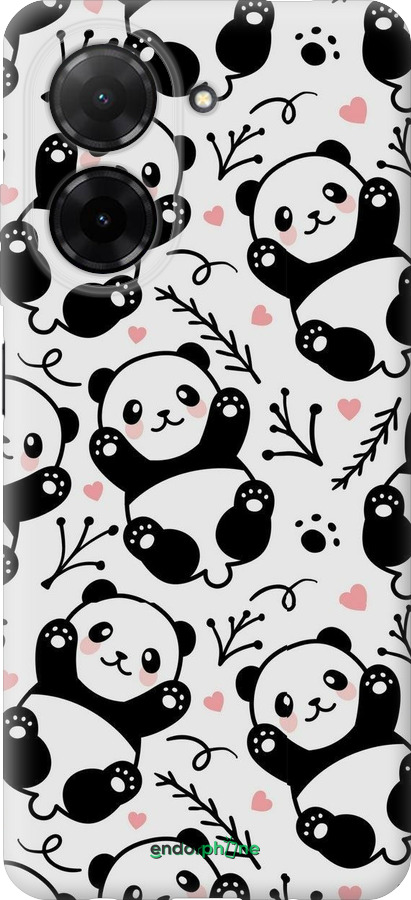 Силиконовый чехол Панды для Xiaomi Redmi A5 4G - 4318u-3926 изображение 