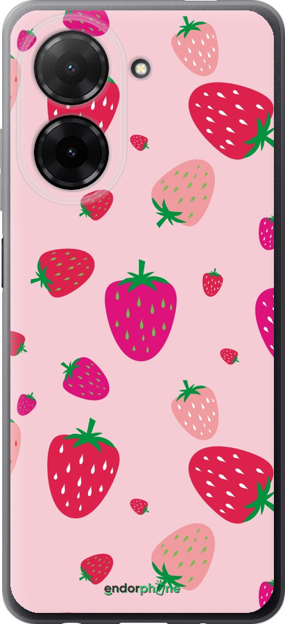 Силіконовий чехол Полунички для Xiaomi POCO C71 4G - 4332u-4146 изображение 