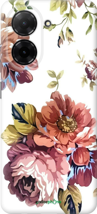 Силиконовый чехол Vintage flowers для Xiaomi Redmi A5 4G - 4333u-3926 изображение 