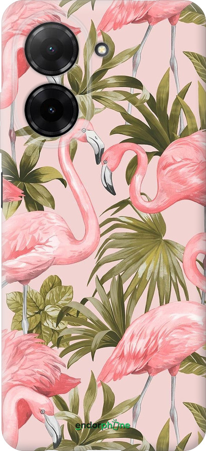 Силиконовый чехол фламинго 2 для Xiaomi Redmi A5 4G - 4360u-3926 изображение 