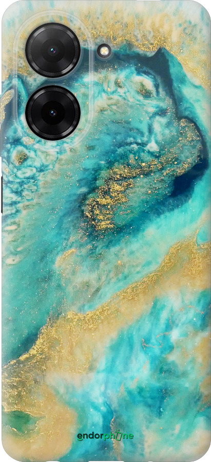 Силиконовый чехол Green marble для Xiaomi Redmi A5 4G - 4365u-3926 изображение 