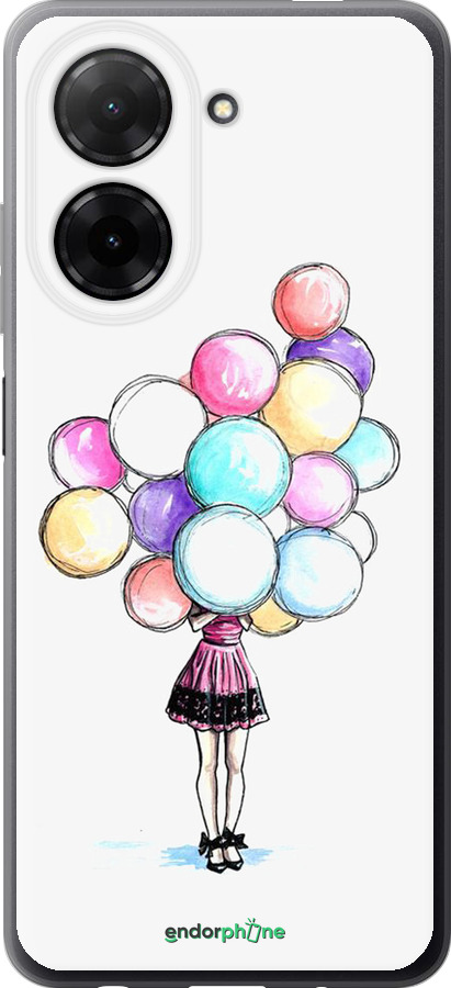 Силиконовый чехол Шарики для Xiaomi Redmi A5 4G - 4387u-3926 изображение 