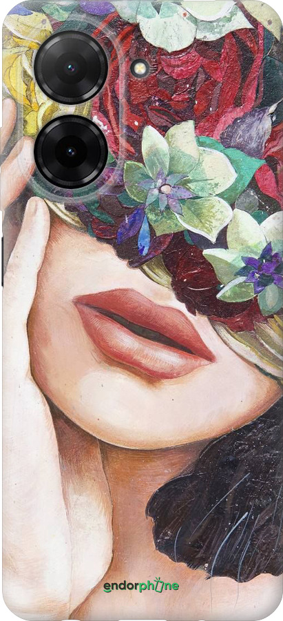 Силиконовый чехол Head Flower для Xiaomi POCO C71 4G - 4460u-4146 изображение 