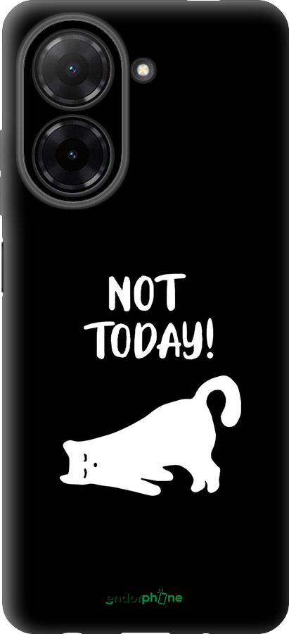 Силіконовий чехол Втомлений кіт для Xiaomi Redmi A5 4G - 4535u-3926 изображение 