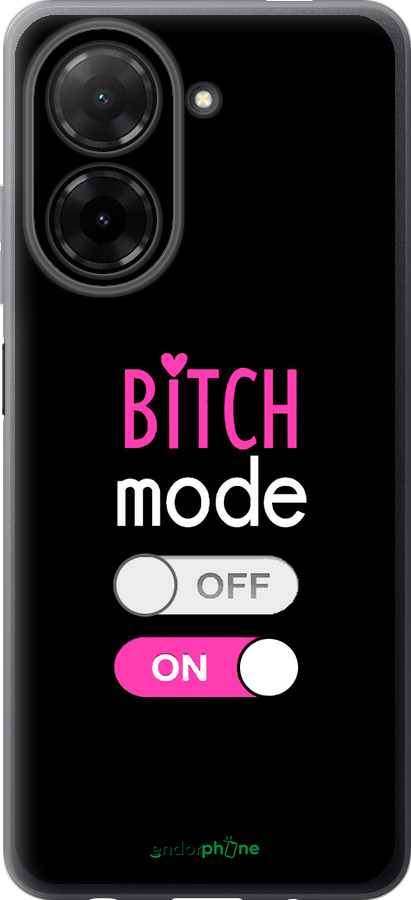 Силиконовый чехол Bitch mode для Xiaomi Redmi A5 4G - 4548u-3926 изображение 