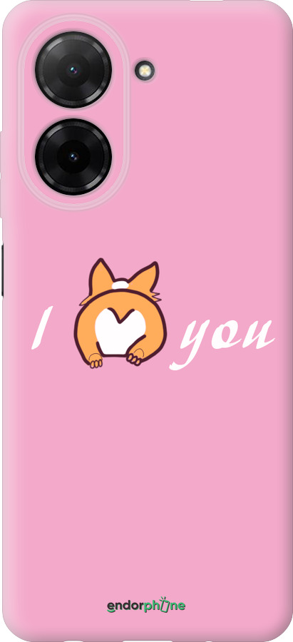 Силиконовый чехол Люблю1 для Xiaomi Redmi A5 4G - 4587u-3926 изображение 