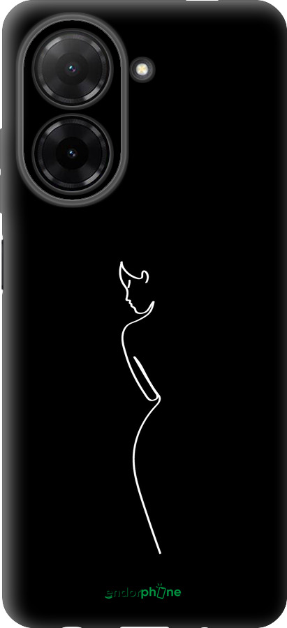 Силиконовый чехол Силуэт1 для Xiaomi POCO C71 4G - 4590u-4146 изображение 