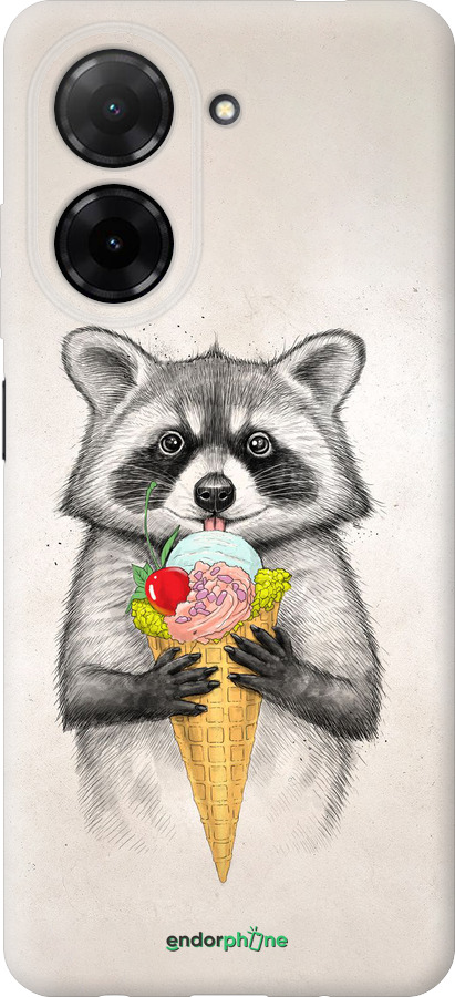 Силіконовий чехол Єнотик з морозивом для Xiaomi Redmi A5 4G - 4602u-3926 изображение 