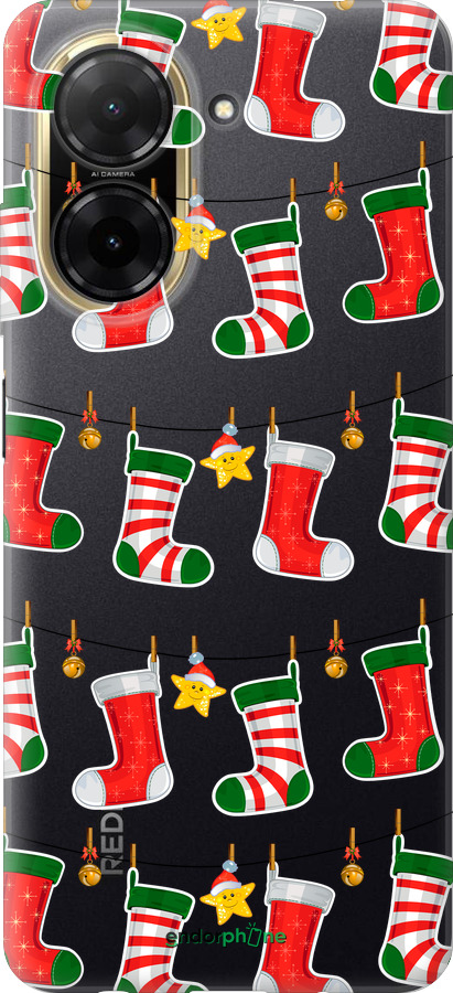 Силиконовый чехол Новогодний 9 для Xiaomi Redmi A5 4G - 4622u-3926 изображение 