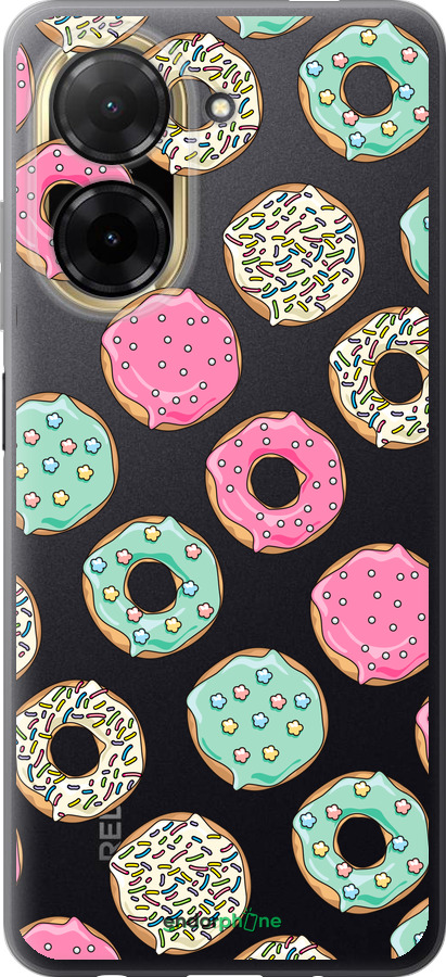 Силиконовый чехол Пончики 1 для Xiaomi Redmi A5 4G - 4657u-3926 изображение 