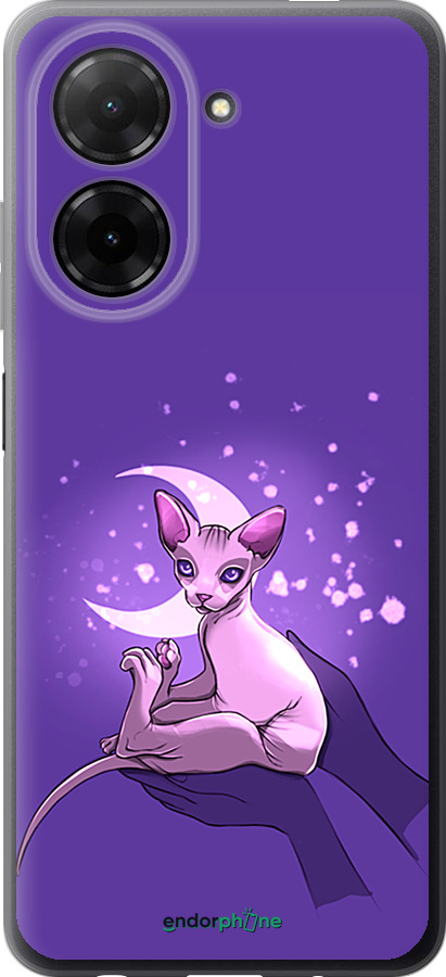 Силиконовый чехол Кот2 для Xiaomi Redmi A5 4G - 4676u-3926 изображение 