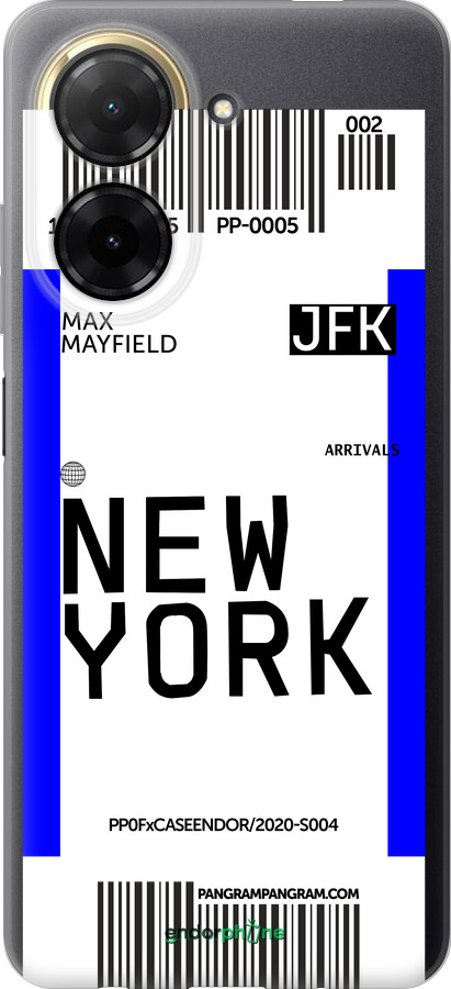 Силиконовый чехол New York для Xiaomi Redmi A5 4G - 4861u-3926 изображение 