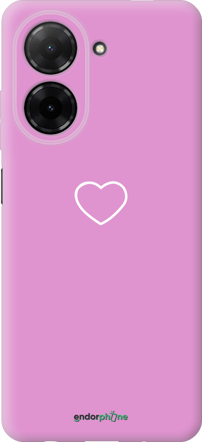 Силиконовый чехол Сердце 2 для Xiaomi Redmi A5 4G - 4863u-3926 изображение 