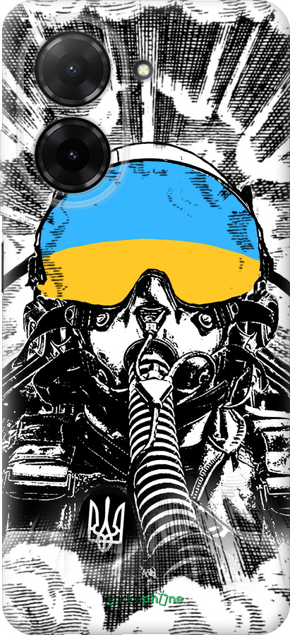 Силиконовый чехол Призрак Киева v3 для Xiaomi Redmi A5 4G - 5307u-3926 изображение 